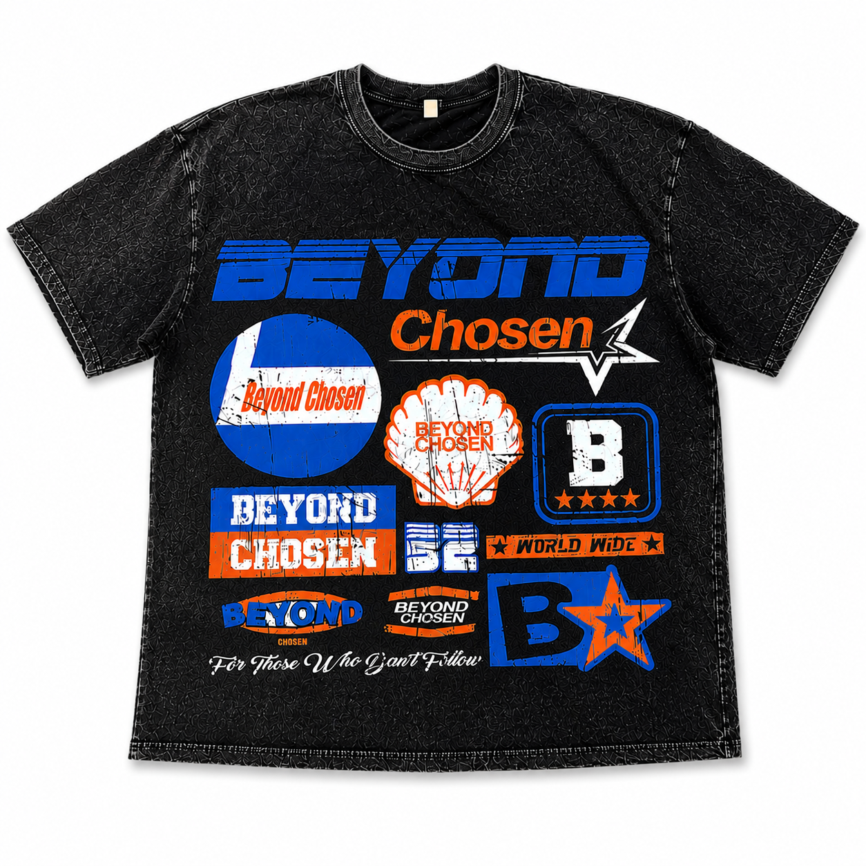 Graphic Streetwear Oversized T-Shirt – Black